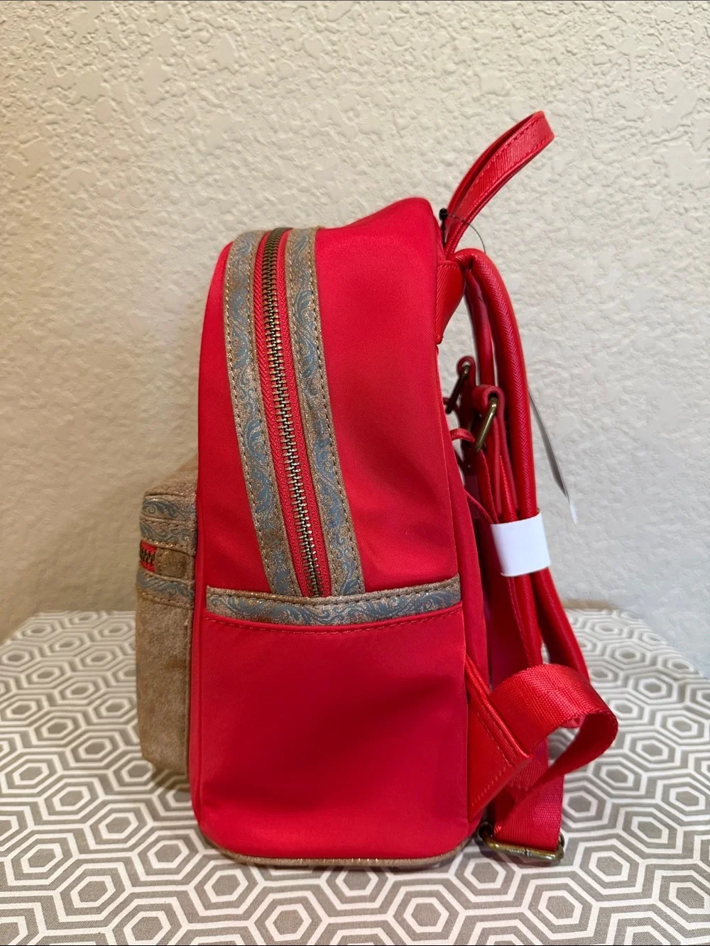 Loungefly Red & Gold Game of Thrones Lion Cosplay Mini Backpack